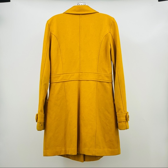 Yellow Pea Coat - Picture 3 of 4